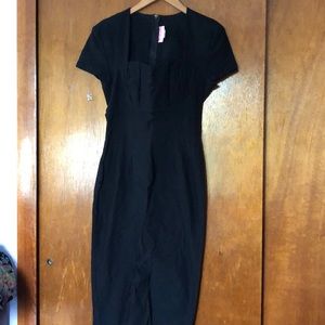 Pinup Couture black wiggle dress size M